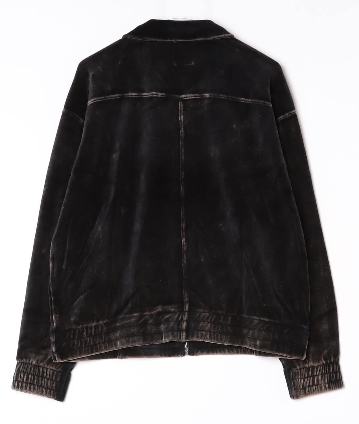 B omnivore/ビーオムニボー/velours jacket ベロアジャケット BLACK M