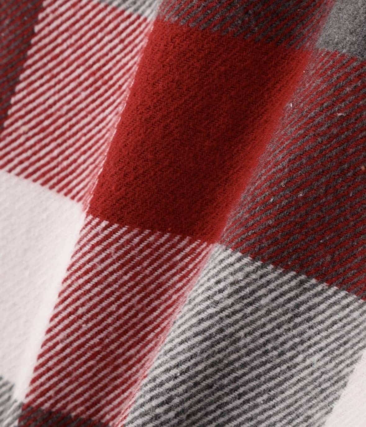 B omnivore/ビーオムニボー/BLOCK CHECK SHIRTS ブロックチェックシャツ RED M