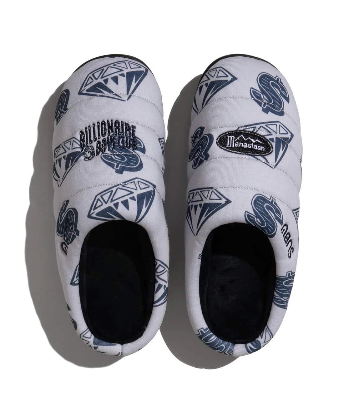 BILLIONAIRE BOYS CLUB×MANASTASH/ビリオネアボーイズクラブ×マナスタッシュ/BBC MANA SUBU EMB LOGO スブ WHITE 0