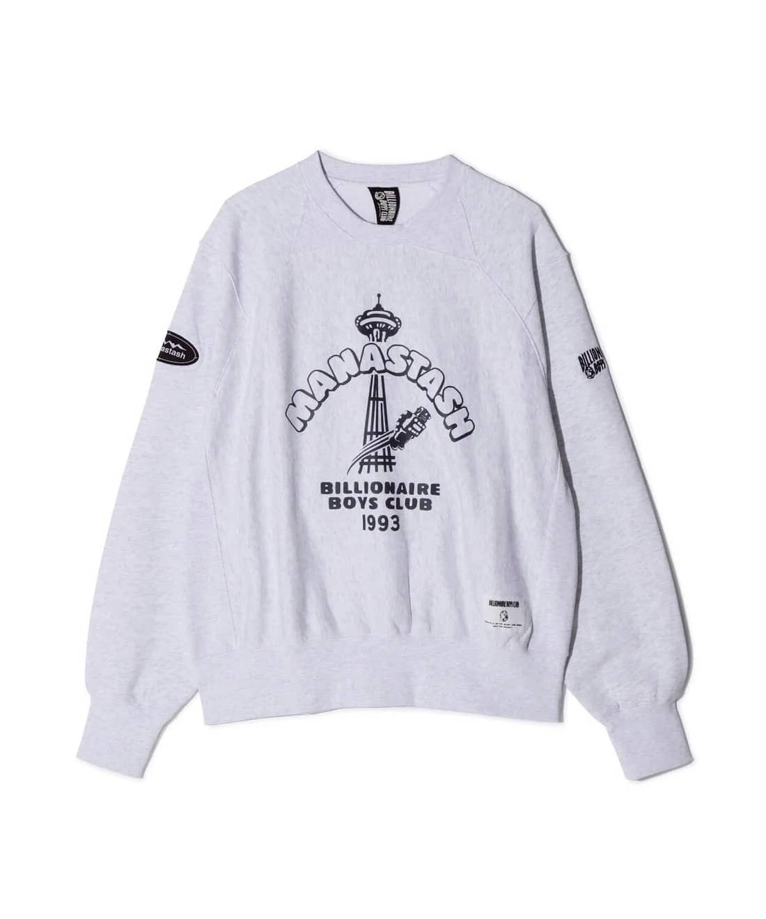 BILLIONAIRE BOYS CLUB×MANASTASH/ビリオネアボーイズクラブ×マナスタッシュ/BBC MANA SWEAT BLACK S