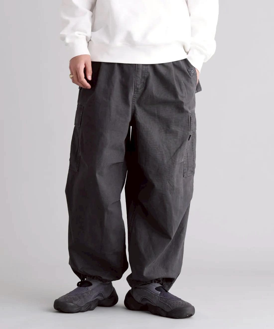  MANASTASH/マナスタッシュ/LT-CANVAS MANATROOPER PT CHARCOAL S