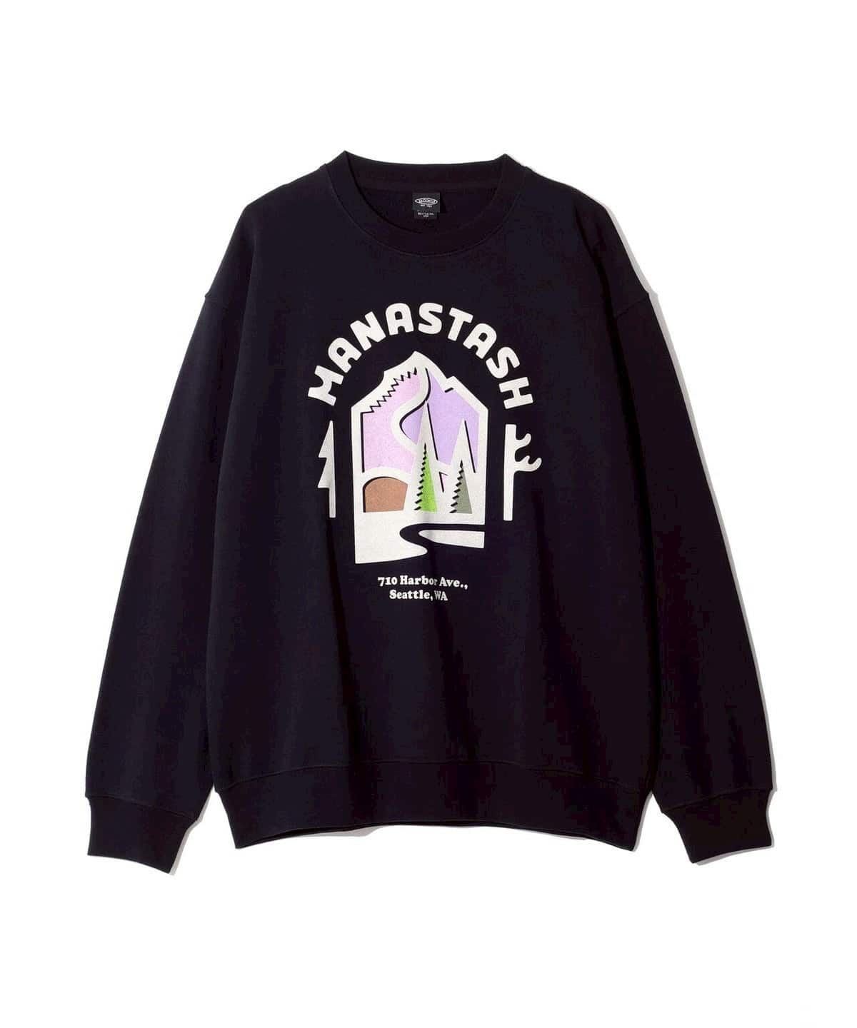 MANASTASH/マナスタッシュ/Citee Sweat OUTDOOR BLACK S