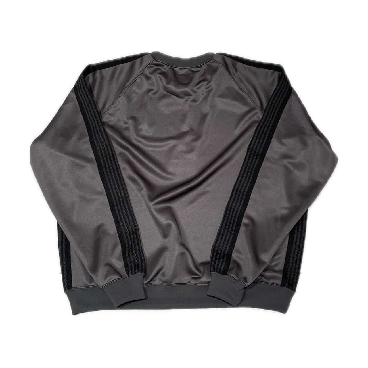 Needles/ニードルズ　BEAVER別注 Track Crew Neck Shirt - Poly Smooth CHARCOAL S