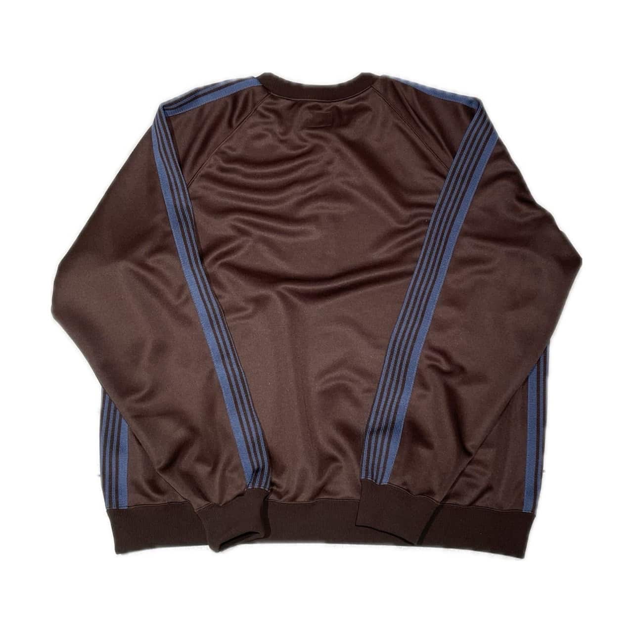 Needles/ニードルズ　BEAVER別注 Track Crew Neck Shirt - Poly Smooth BROWN S