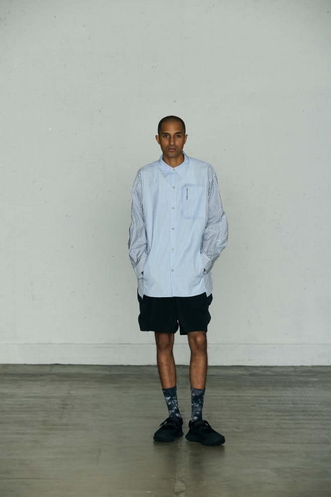 CMF OUTDOOR GARMENT/シーエムエフアウトドアガーメント    ATACHED SHIRTS BLUE M