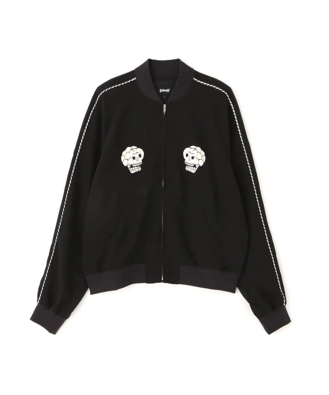 Schott/ショット/CHIFFON SUKA JACKET/シフォン スカ ジャケット BLACK L