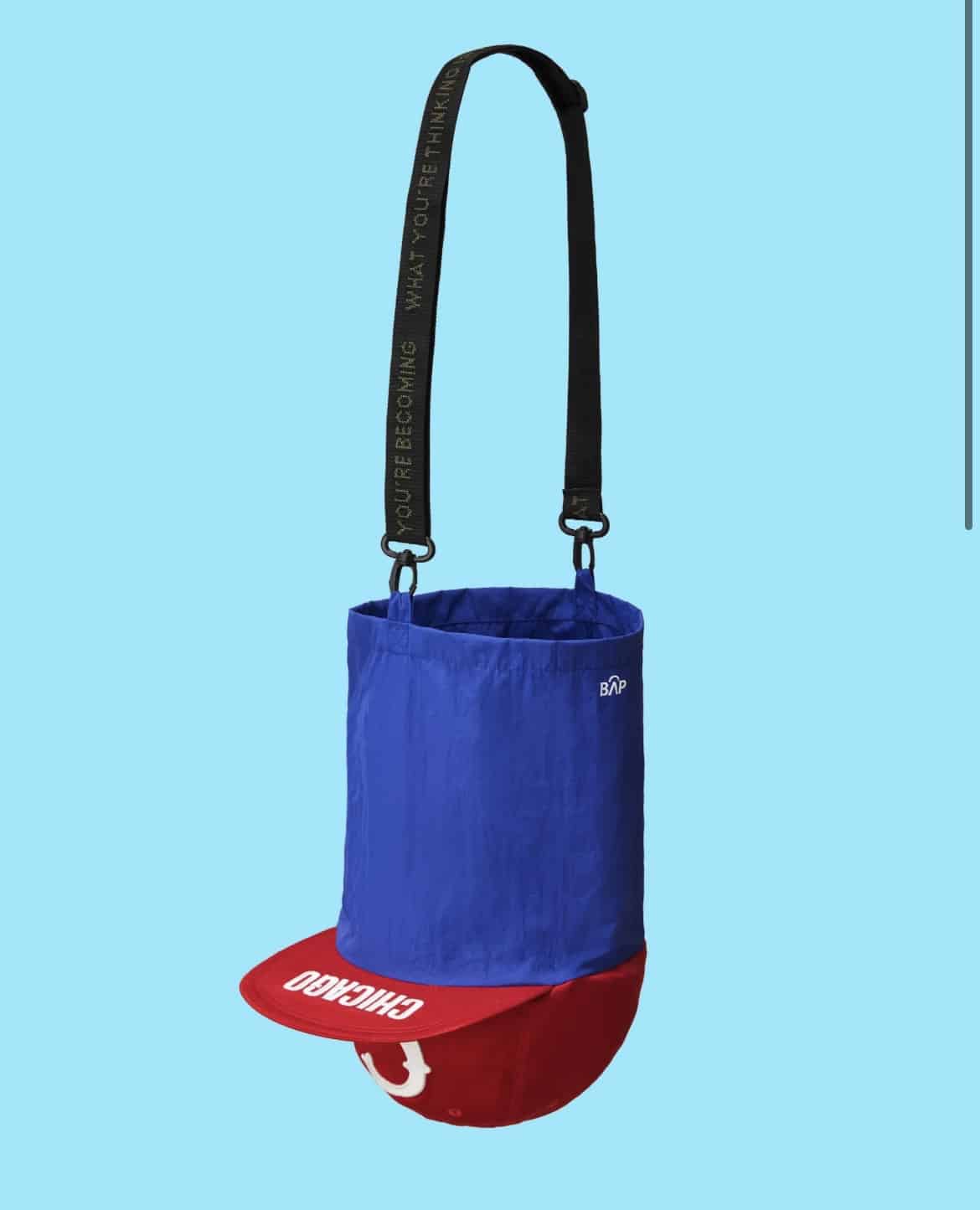 BAP/バップ　CHICAGO Baseball BagCap/キャップ/ショルダーバッグ RED FREE