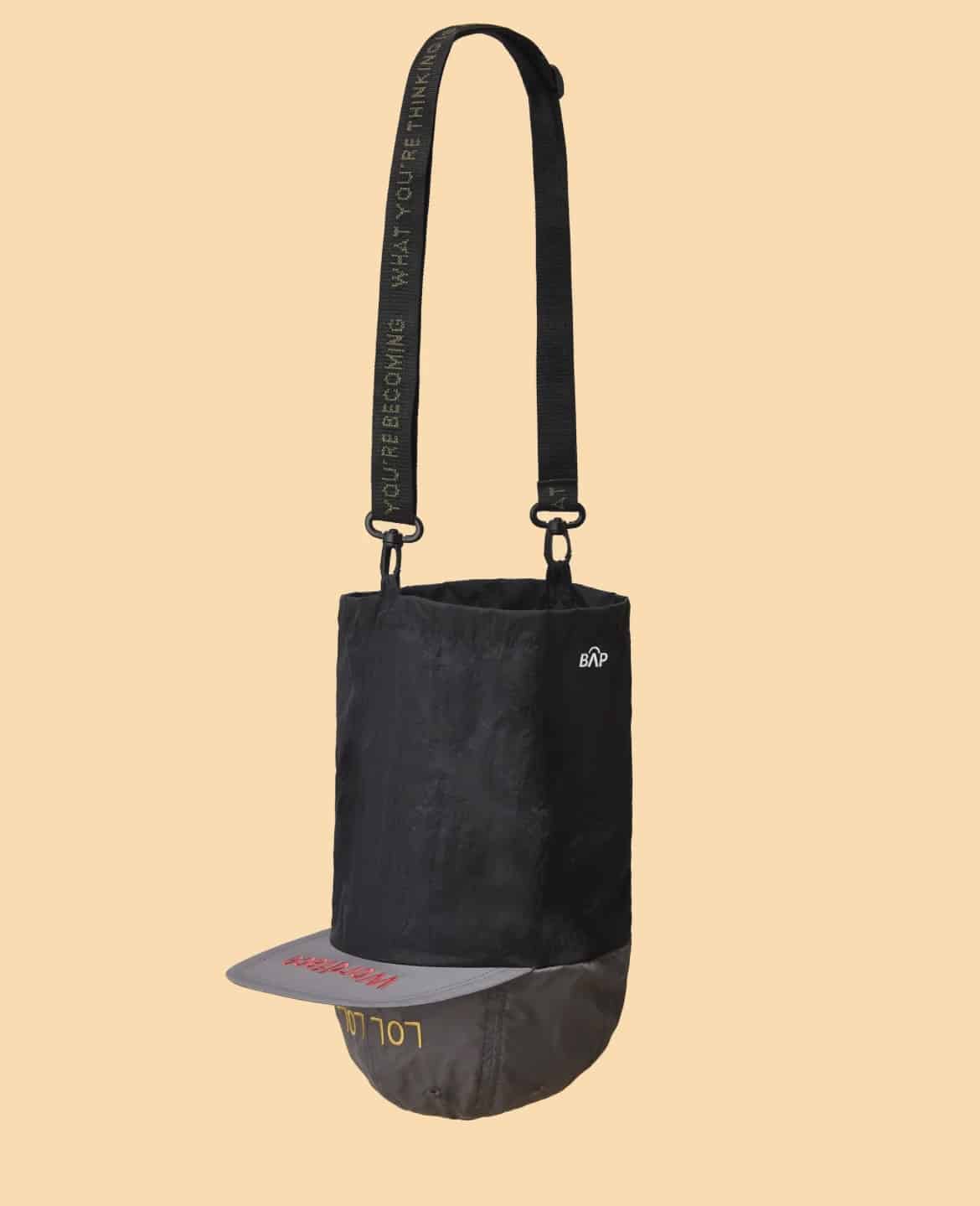 BAP/バップ　LOL LOL WORDFACE BagCap/キャップ/ショルダーバッグ GRAY FREE