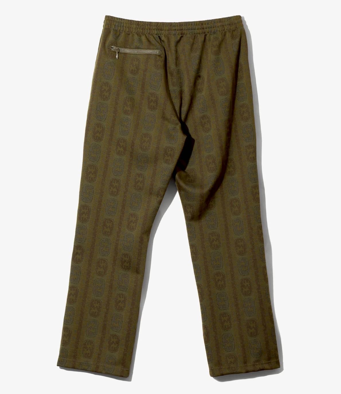 Needles/ニードルズ　Track Pant - Poly Jacquard　26ss -OLIVE- OLIVE XS