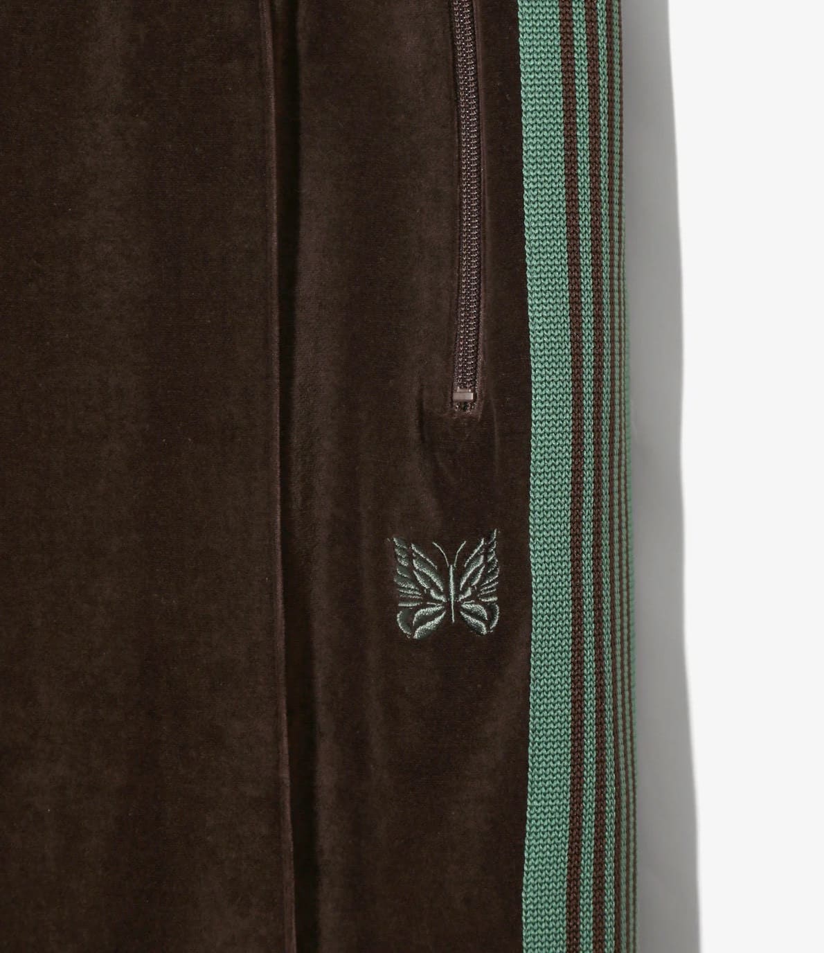 Needles/ニードルズ　Narrow Track Pant - C/PE Velour 26ss -BROWN- BROWN XS