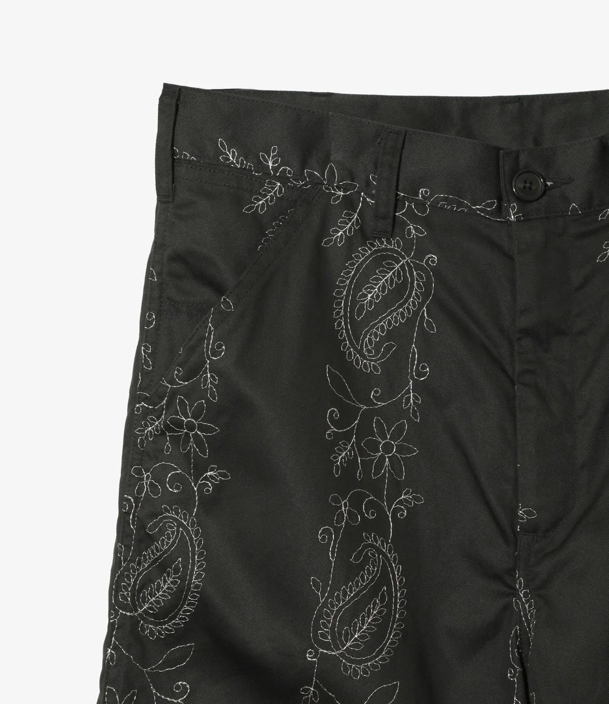 Needles/ニードルズ　Painter Pant - Embroidered Twill　26ss BLACK S