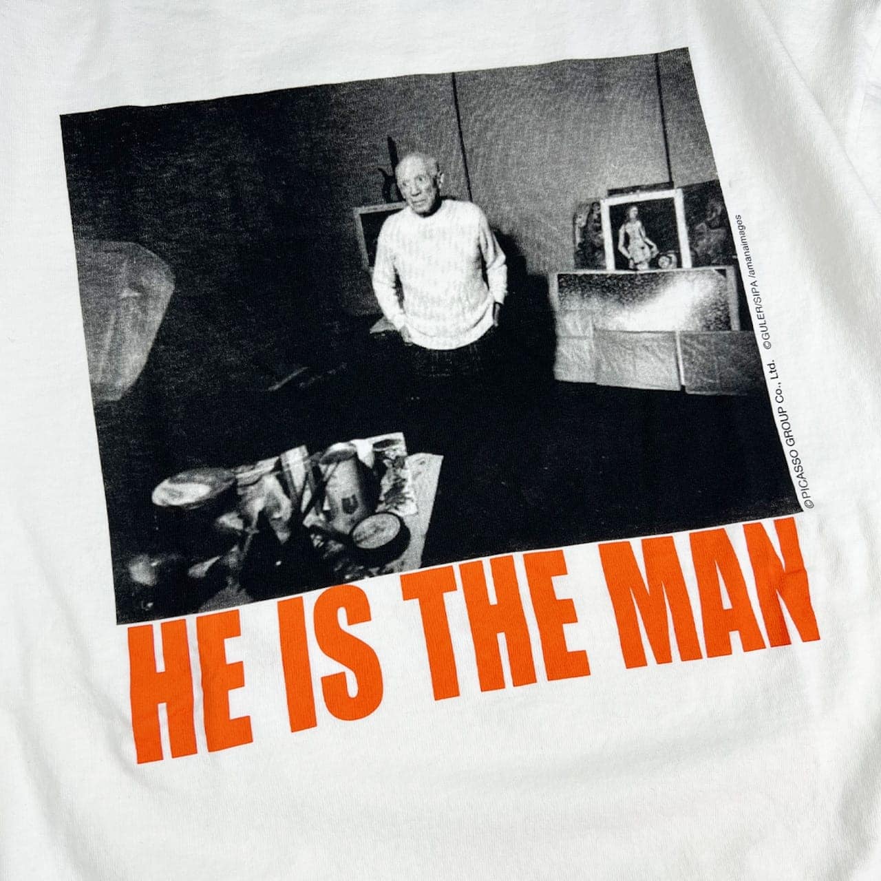 NOT OEM（ノットオーイーエム）/HE IS THE MAN / TEE WHITE S