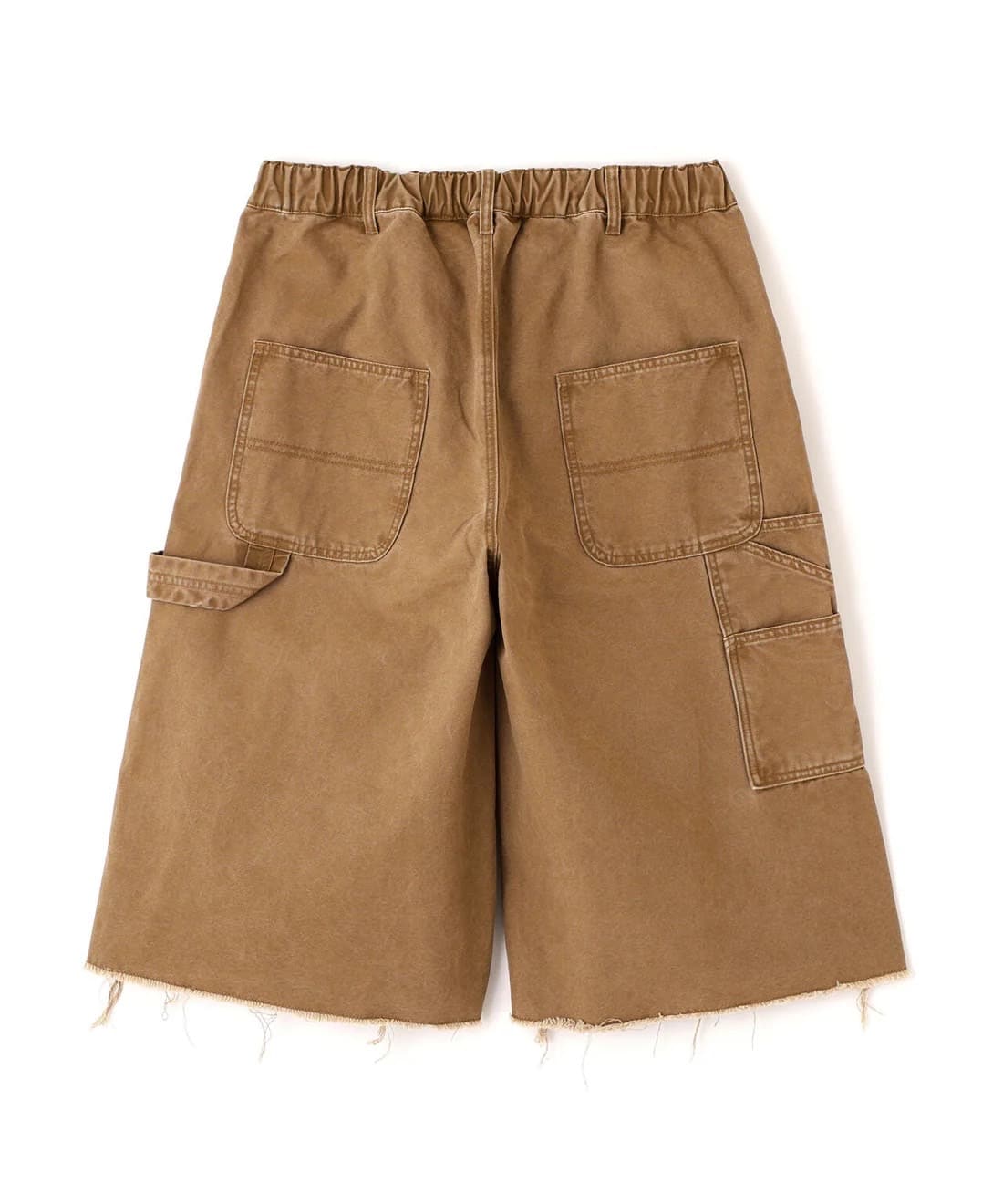 B omnivore/ビーオムニボー/W KNEE SHORTS DUCK ダブルニーショーツダック BROWN M