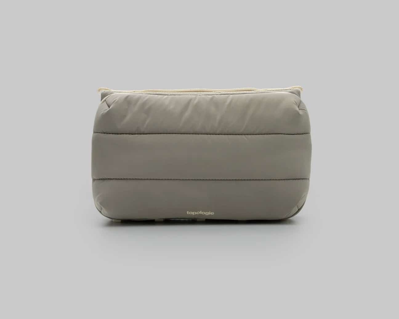 Topologie/トポロジー/Bottle Sacoche Large- Moss Putty Puffer- Moss Putty/Silky Peach LARGE