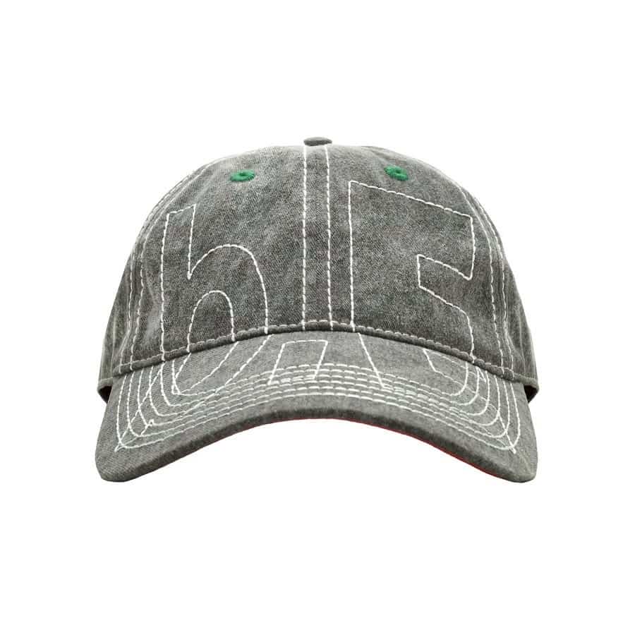 b.Eautiful/ビューティフル/Vapor Low Profile Hat (Off-Black / White) washed FREE