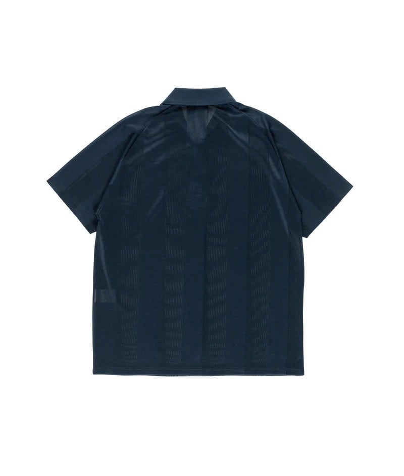 POP TRADING COMPANY/ポップトレーディングカンパニー/SPORTIF CUB SHIRT NAVY ポロシャツ NAVY M