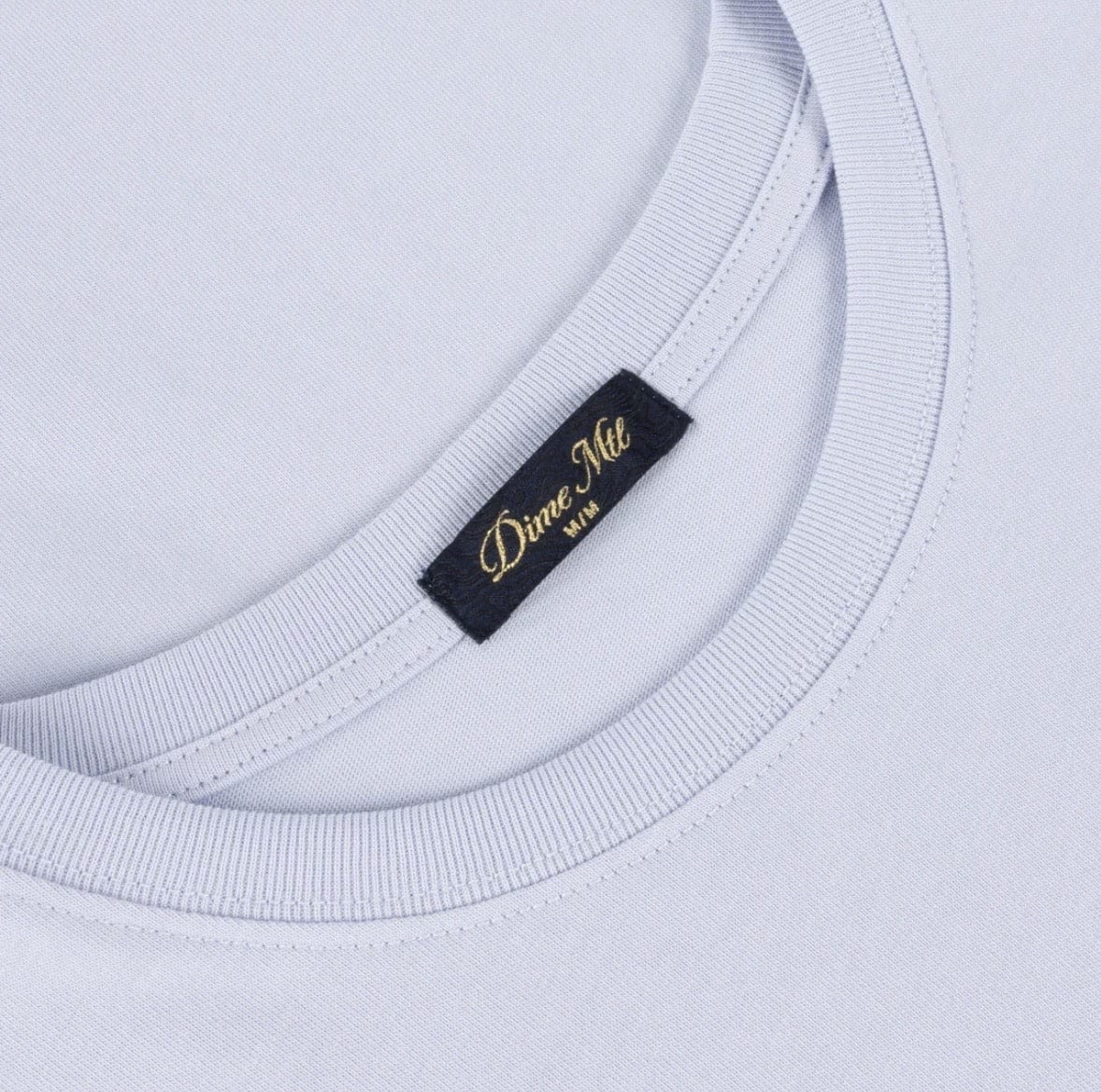 Dime/ダイム/Cursive Small Logo T-Shirt GRAY Lavender S