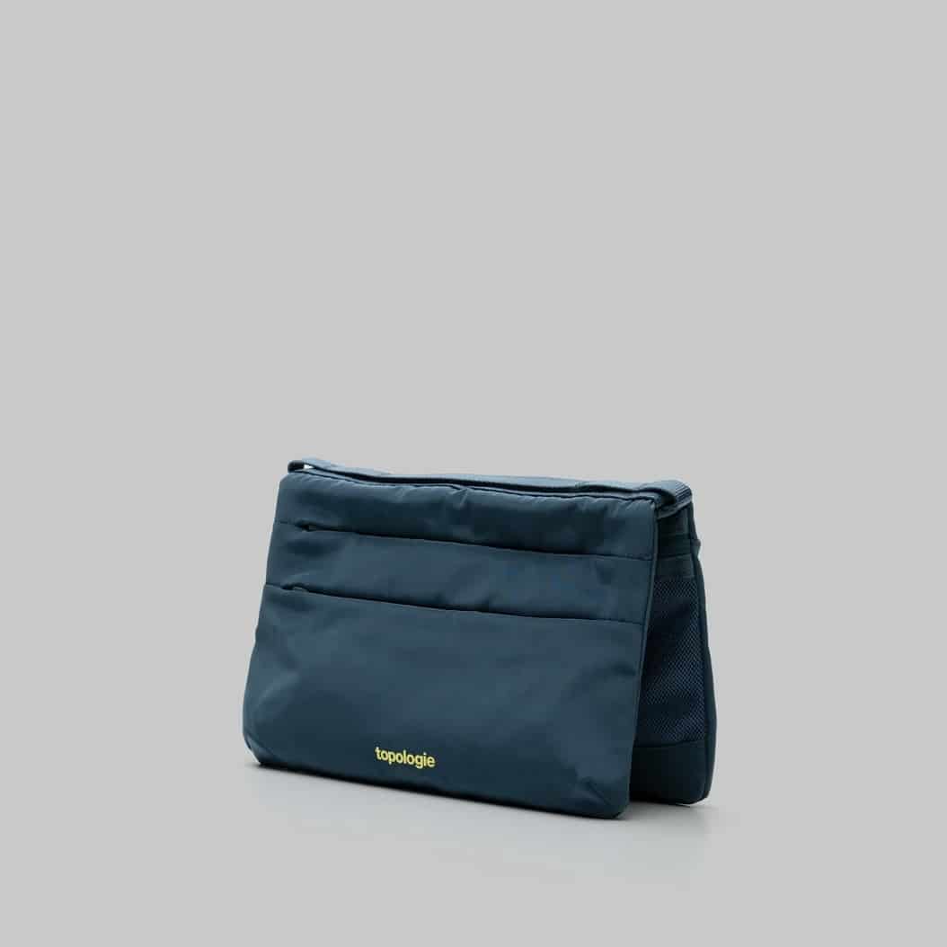 Topologie/トポロジー/Flat Sacoche Small Deep Teal/Tech Sateen SMALL