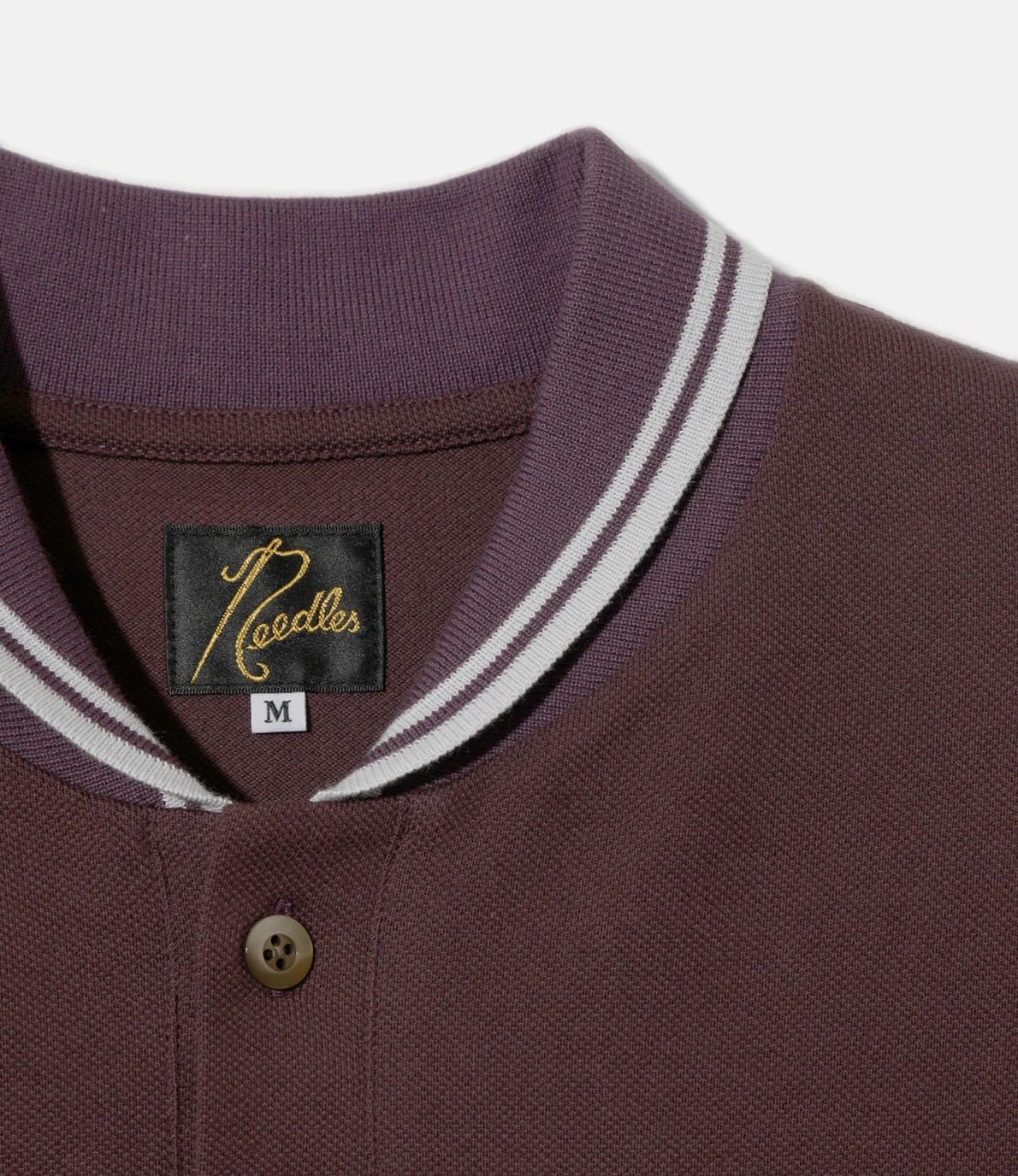 Needles/ニードルズ　Shawl Collar Polo - Cotton Pique　26ss-PURPLE- PURPLE S