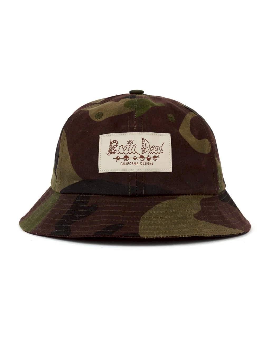 BRAIN DEAD/ブレインデッド/ADJUSTABLE 6 PANEL BELL HAT - CAMO CAMO F