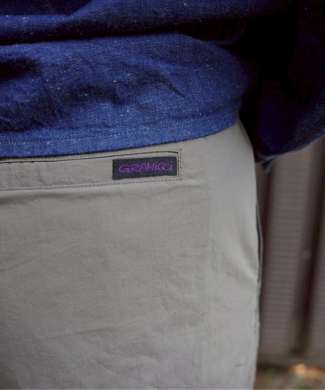 GRAMICCI/グラミチ/別注NYLON TUCK PANTS　別注ナイロンタックパンツ　-BROWN- BROWN S
