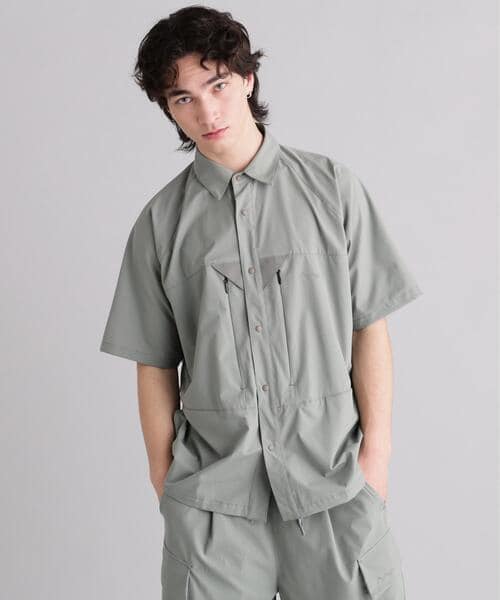 MANASTASH/マナスタッシュ/RIVER SHIRTS シャツ SAGE S