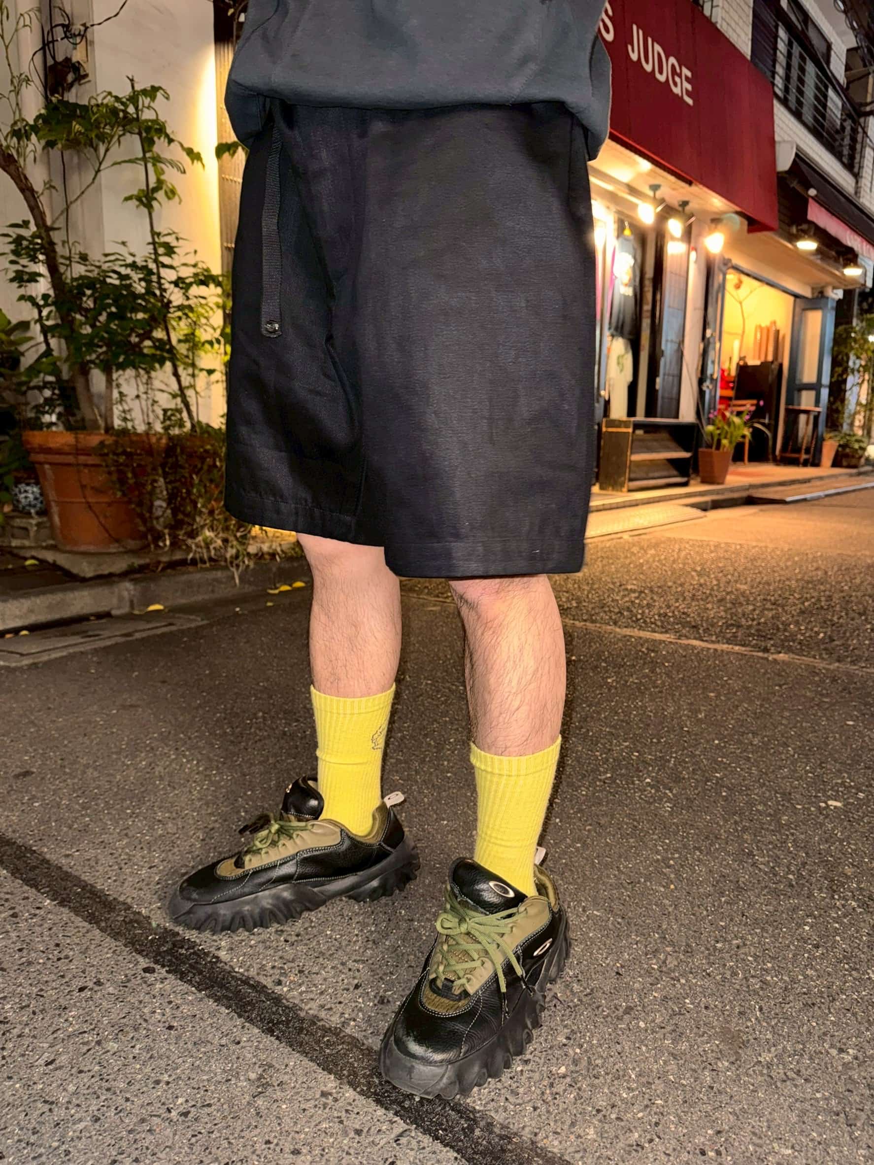 MANASTASH×CMF OUTDOOR GARMENT/マナスタッシュｘシーエムエフアウトドアガーメント/Guide shorts　ショーツ BLACK M