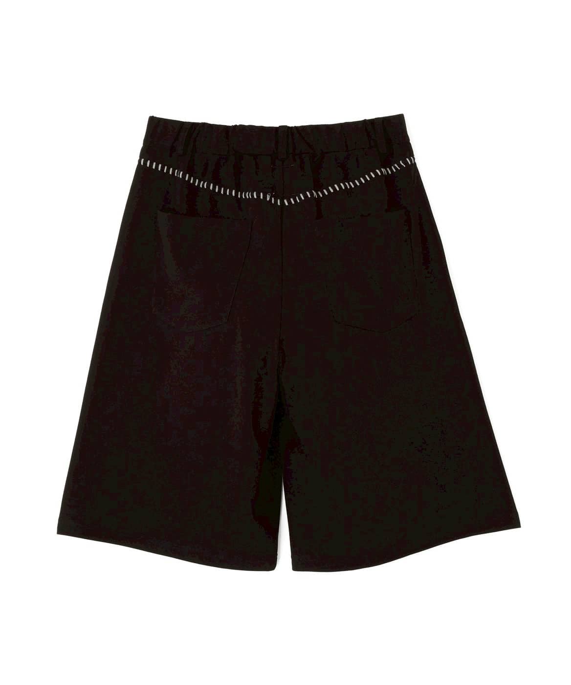 B omnivore/ビーオムニボー　STITCH SHORTS ステッチショーツ BLACK M