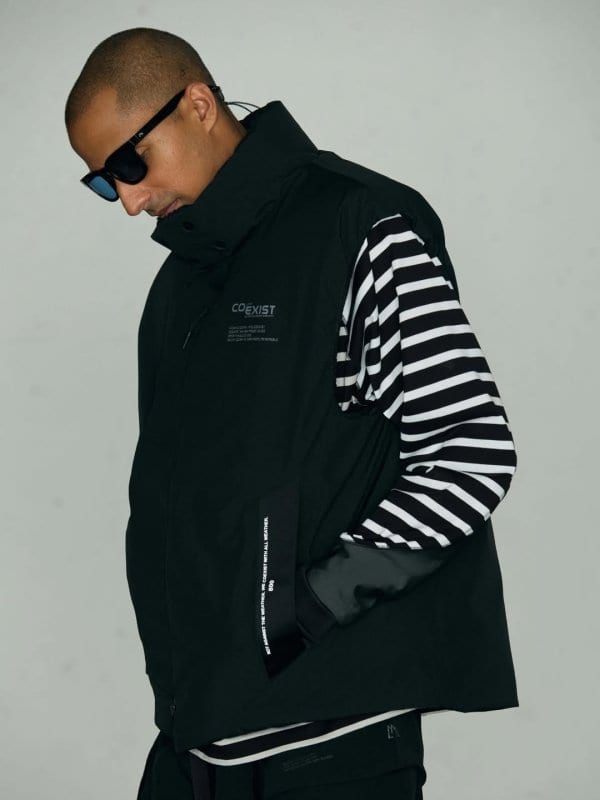 CMF OUTDOOR GARMENT/シーエムエフアウトドアガーメント/LEON-S サングラス BLACK×BLUE-ONE FREE