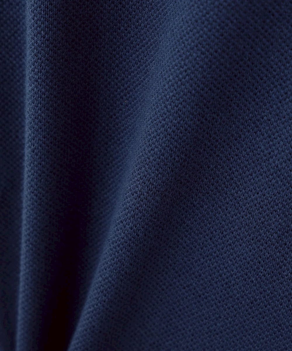 Needles/ニードルズ 別注Shawl Collar S/S Polo - Cotton Pique - NAVY- NAVY S