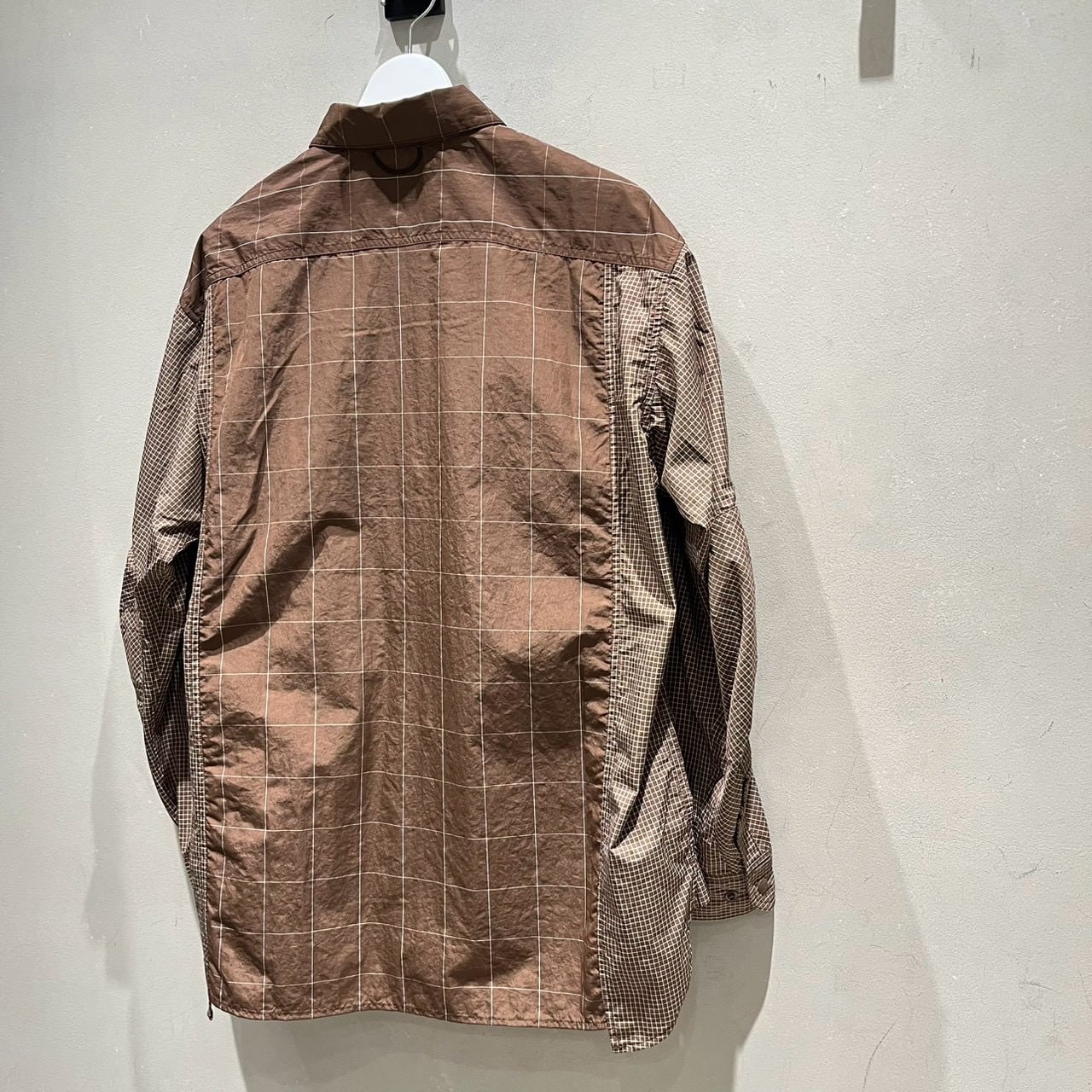 CMF OUTDOOR GARMENT/シーエムエフアウトドアガーメント/ATTACHED SHIRTS CMF2602-S02 GRID BROWN M