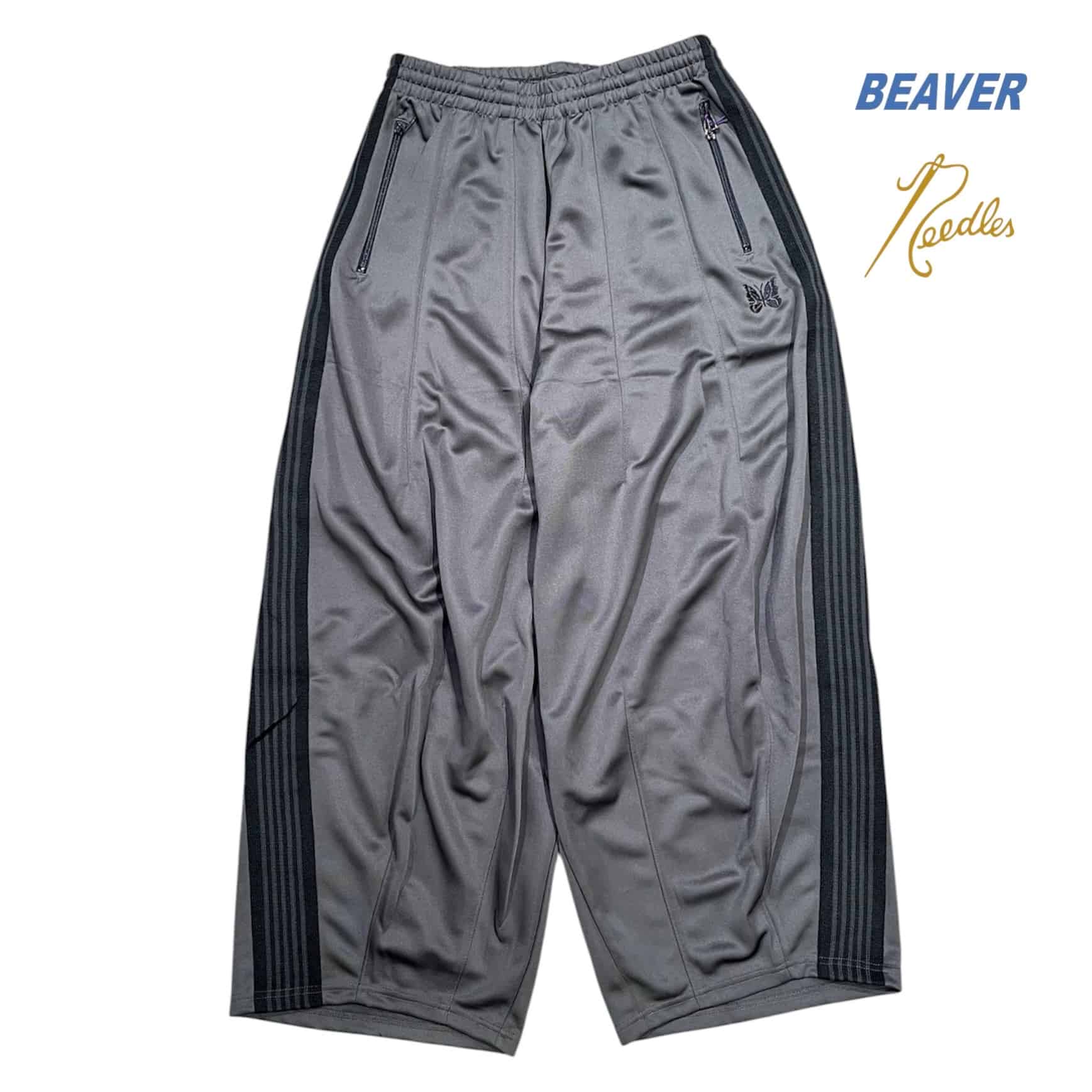 Needles/ニードルズ　BEAVER別注 H.D. Track Pant - Poly Smooth　26AW -CHARCOAL- CHARCOAL XS