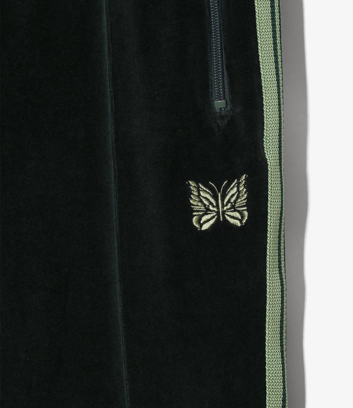 Needles/ニードルズ　Narrow Track Pant - C/PE Velour 26AW -GREEN- GREEN XS