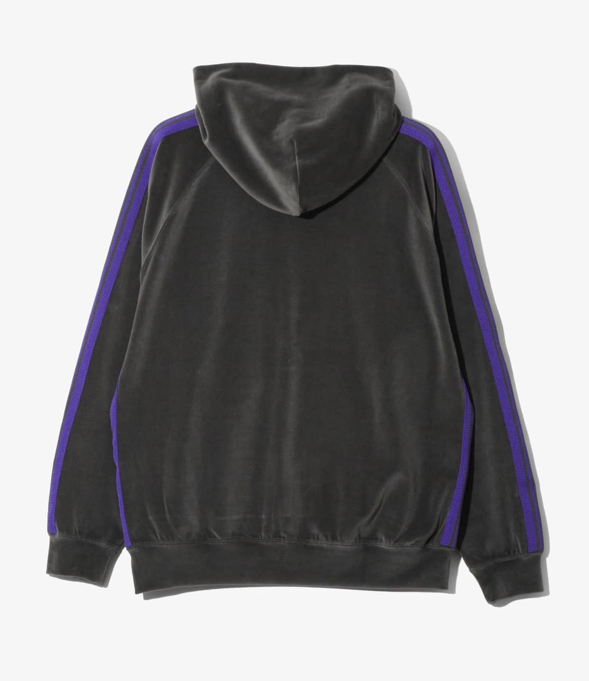 Needles/ニードルズ　Track Hoody - C/PE Velour 26AW -CHARCOAL- CHARCOAL M