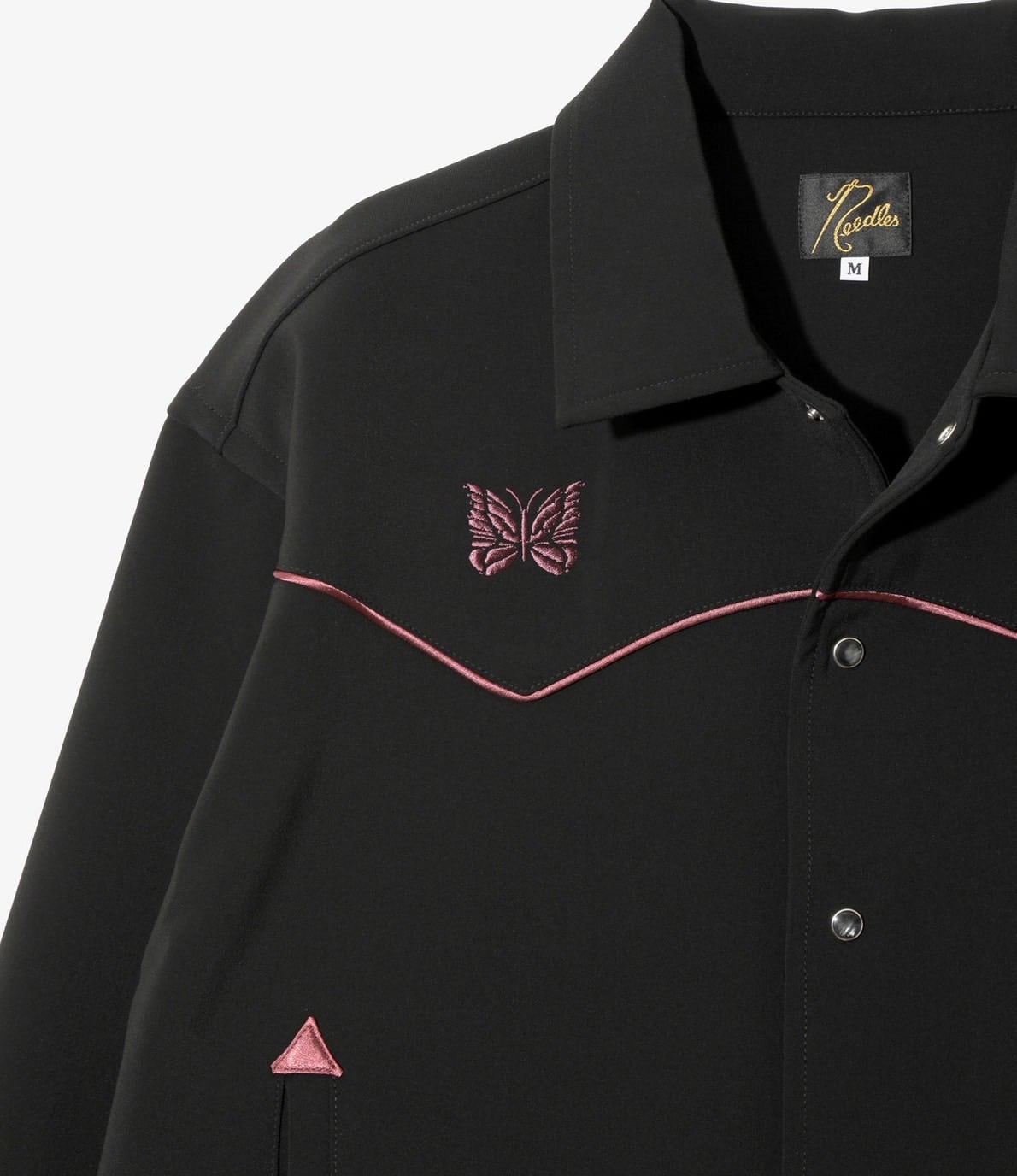 Needles/ニードルズ　Piping Cowboy Jacket - Poly Double Cloth 26AW BLACK S