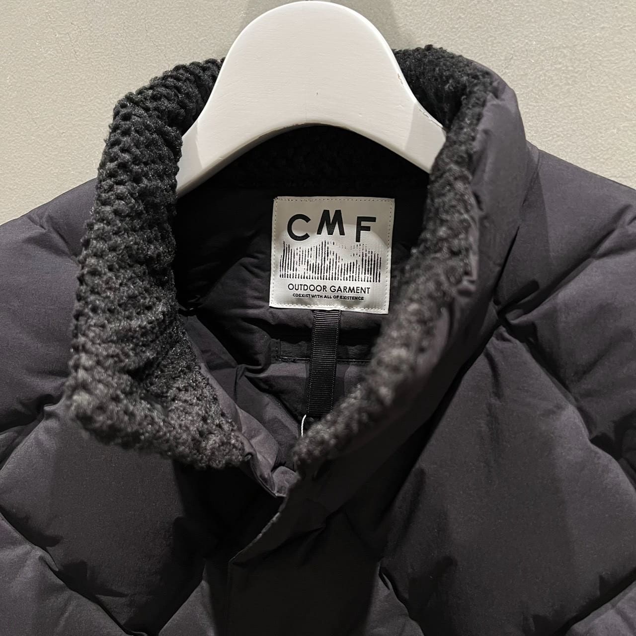 CMF OUTDOOR GARMENT/シーエムエフ アウトドアガーメント/CMF WOVEN DOWN VEST ダウンベスト BLACK M