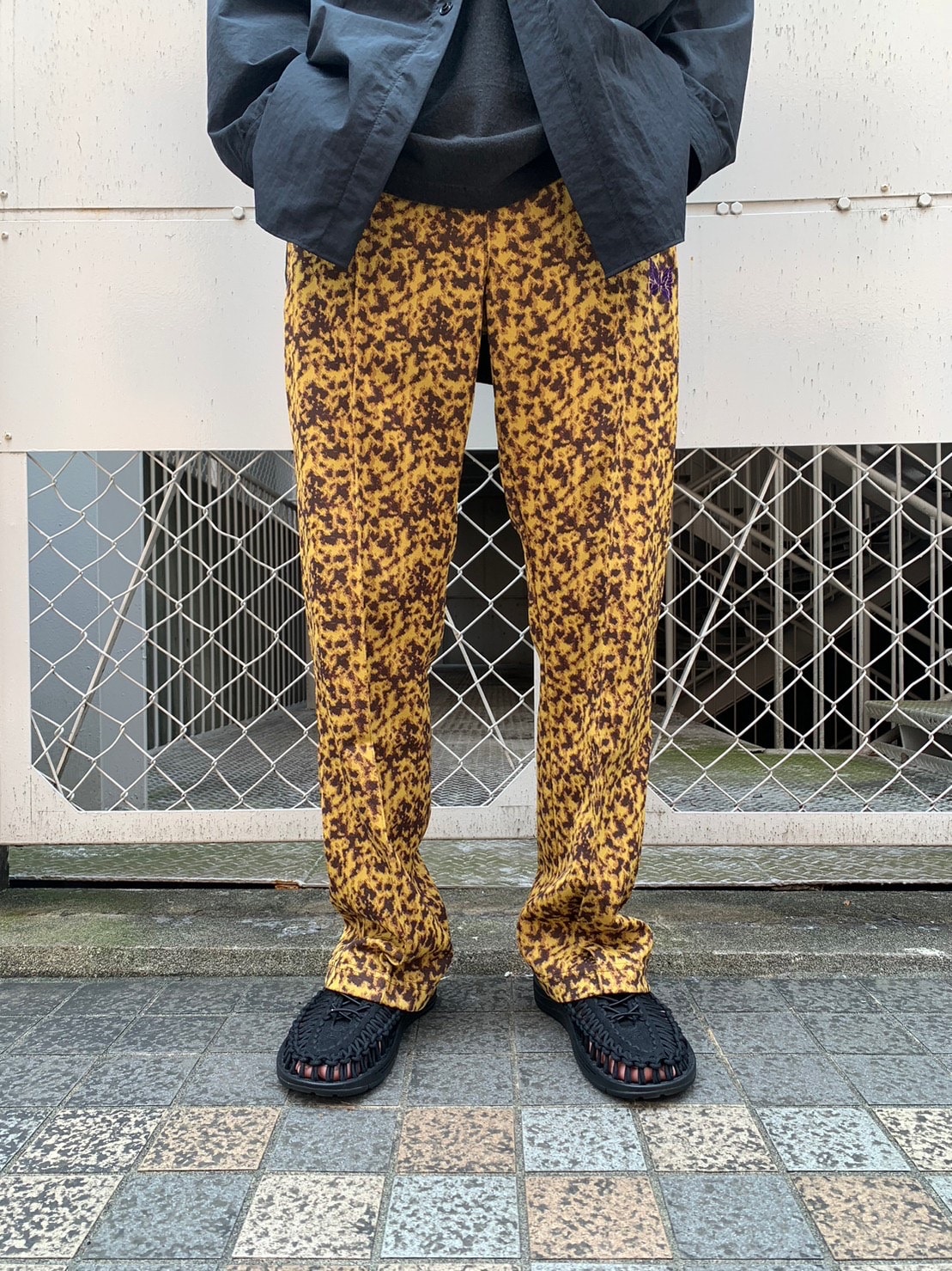 Needles TRACK PANT - POLY JQ.(XS YELLOW)｜ ビーバー｜名古屋PARCO