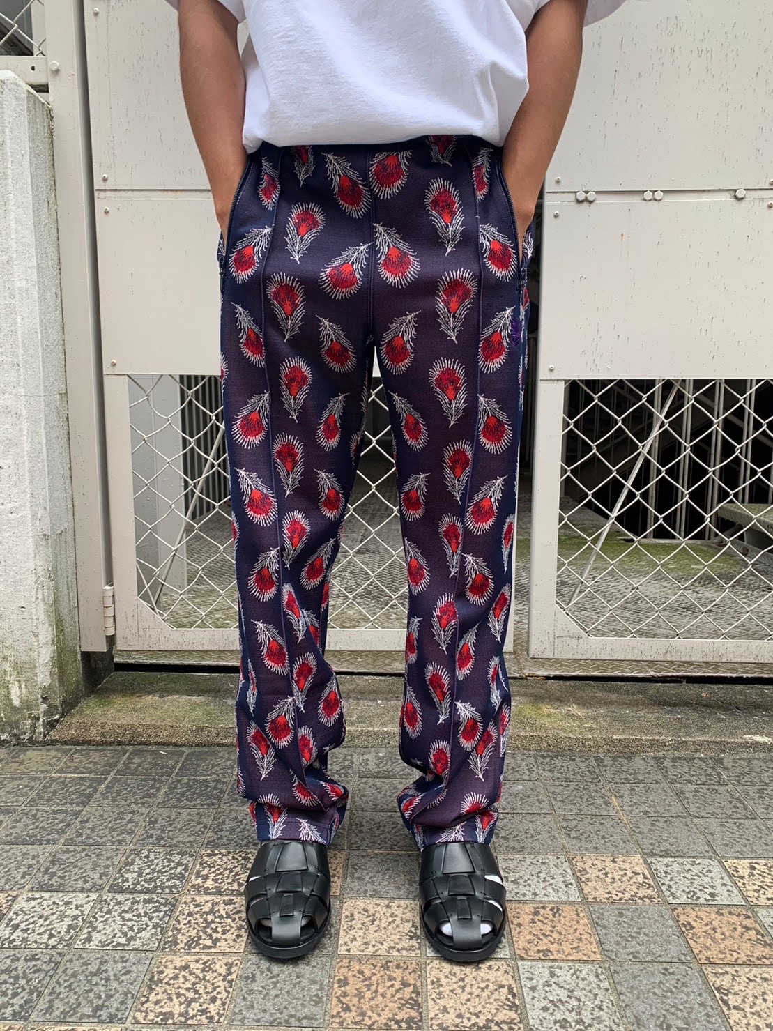 Needles TRACK PANT - POLY JQ.(XS NAVY)｜ ビーバー｜名古屋PARCO