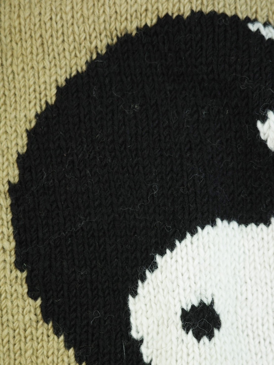 wool100%MacMahon Knitting Mills /Yin \u0026 Yang Knit