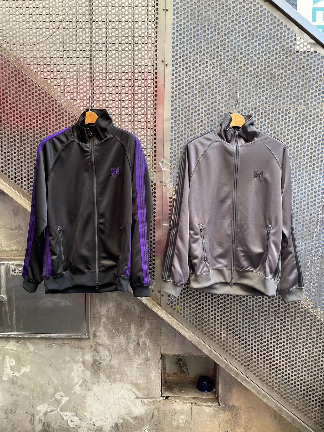 Needles/ニードルズ/BEAVER×Needles 別注Track Jacket(M Charcoal