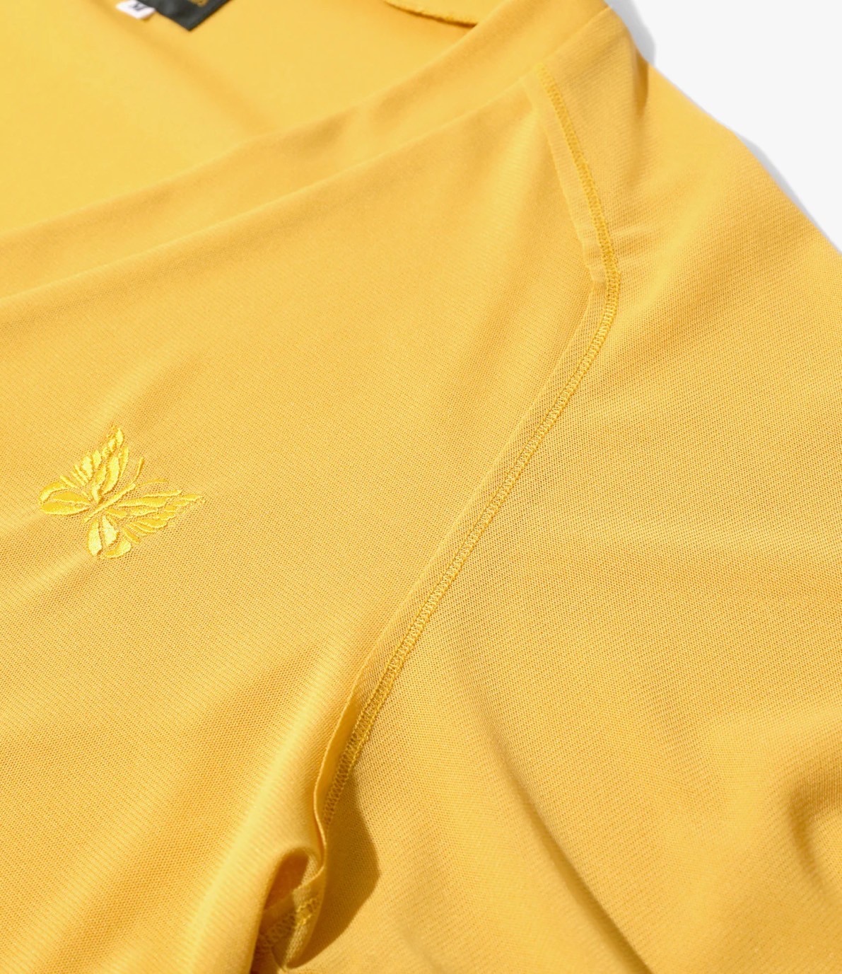 Needles/ニードルズ/V NECK CARDIGAN - POLY MESH 24ss YELLOW M