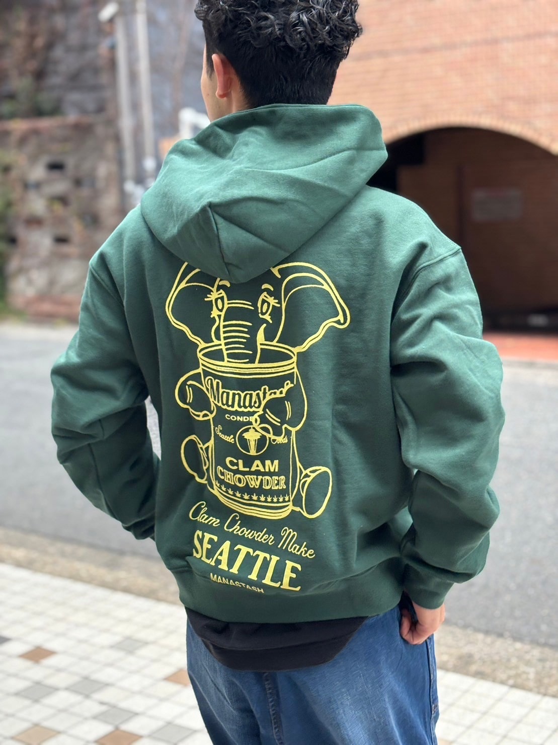 MANASTASH/マナスタッシュ/CiTee HOODSWEAT ELEPHANT OXFORD S