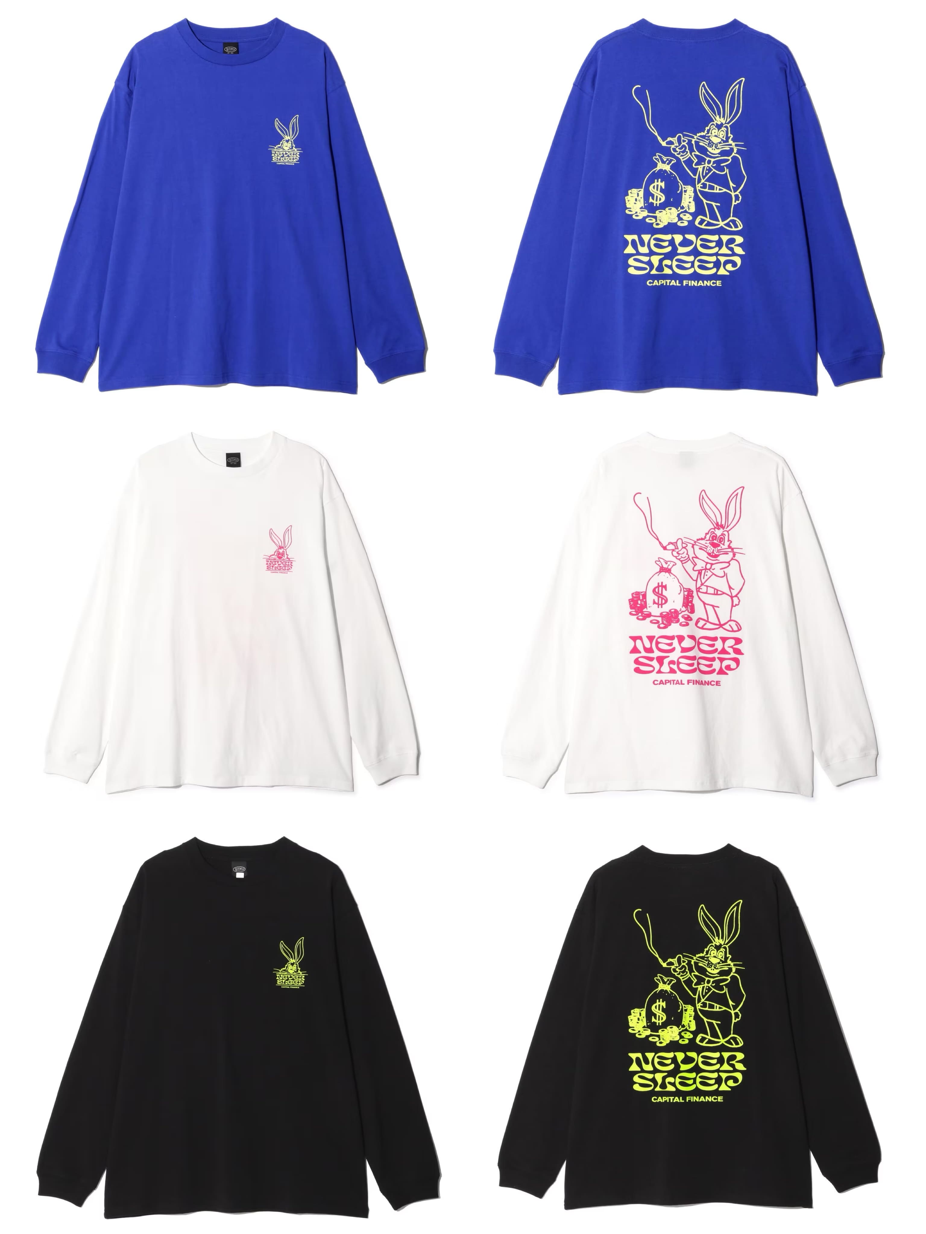 MANASTASH/マナスタッシュ/CiTee L/S RABBIT BLACK M