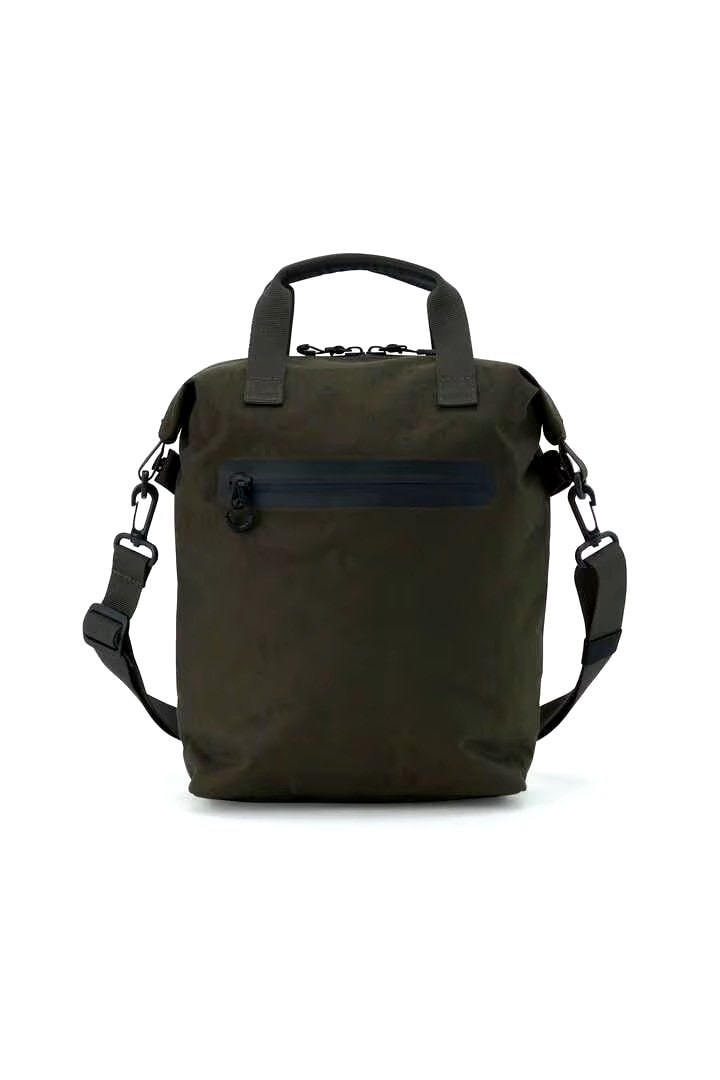 and wander/アンドワンダー /PE/CO 2way bag KHAKI FREE