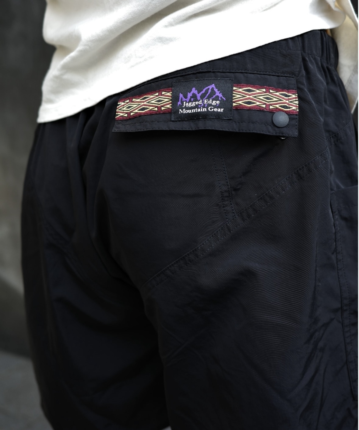 Jagged Edge Mountain Gear/ジャギッドエッジマウンテンギア/別注CAMOUFLAGE PRINTED SHORTS BLACK M