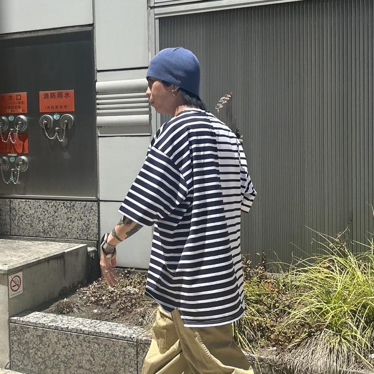 CMF OUTDOOR GARMENT/シーエムエフアウトドアガーメント/別注BORDER TEE S/S WHITE M