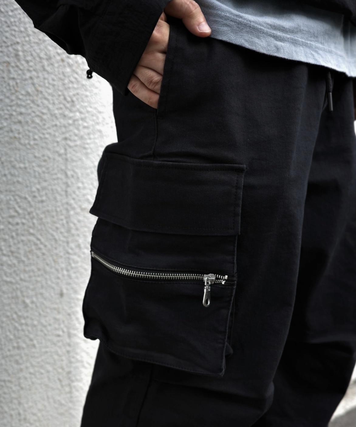 B omnivore/ビーオムニボー/ZIP CARGO PANTS BLACK S