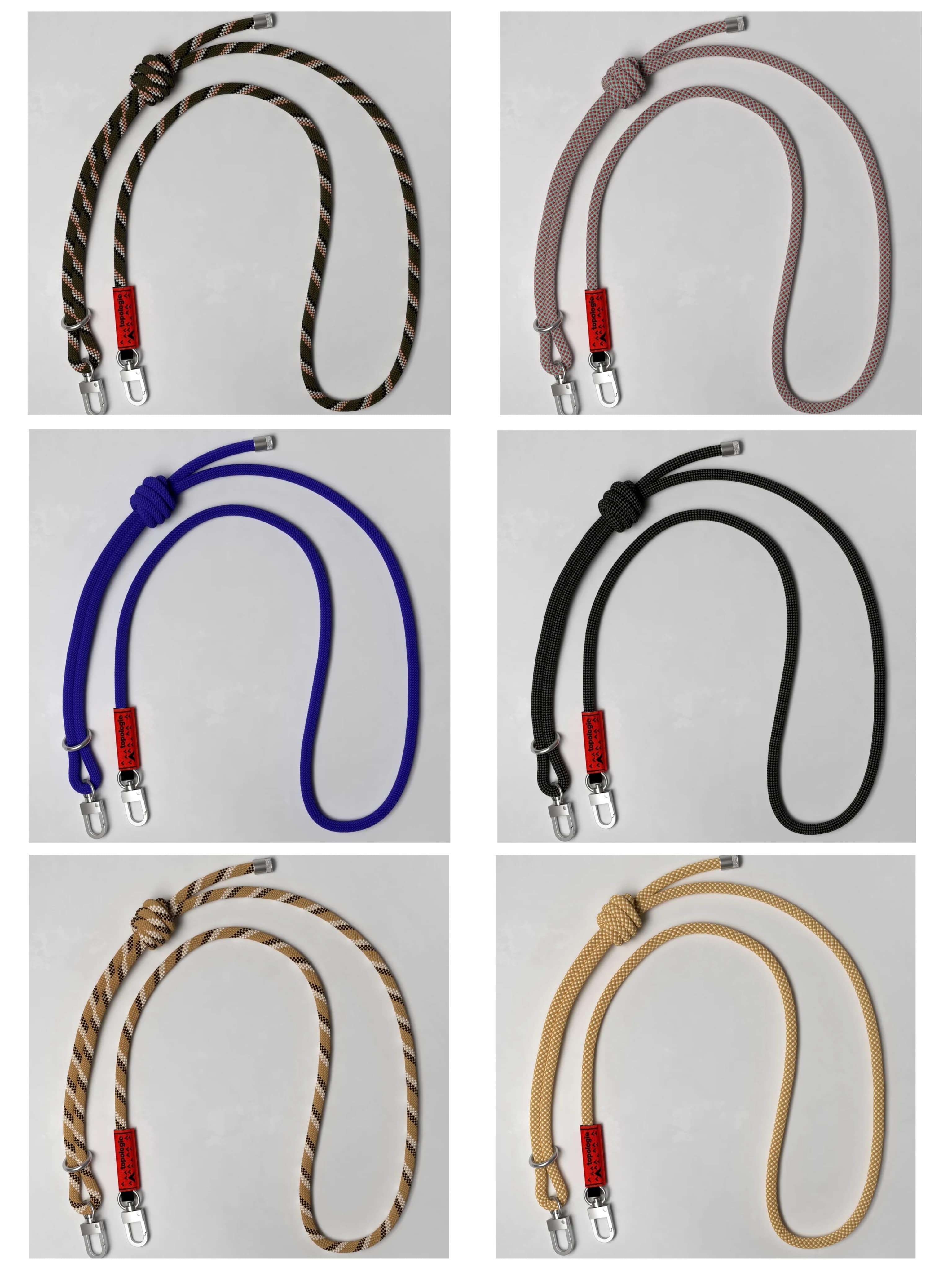Topologie/トポロジー/Topologie Wares Strap 8.0mm Rope Strap【ストラップ単体】 BLACK LATTICE FREE
