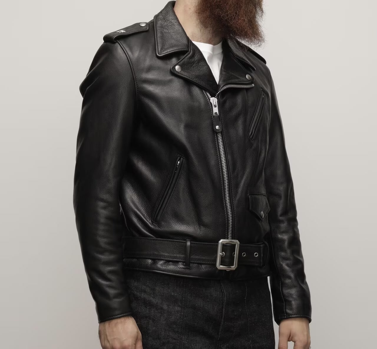 Schott/ショット/ONE STAR NEW NAKED BLACK 34