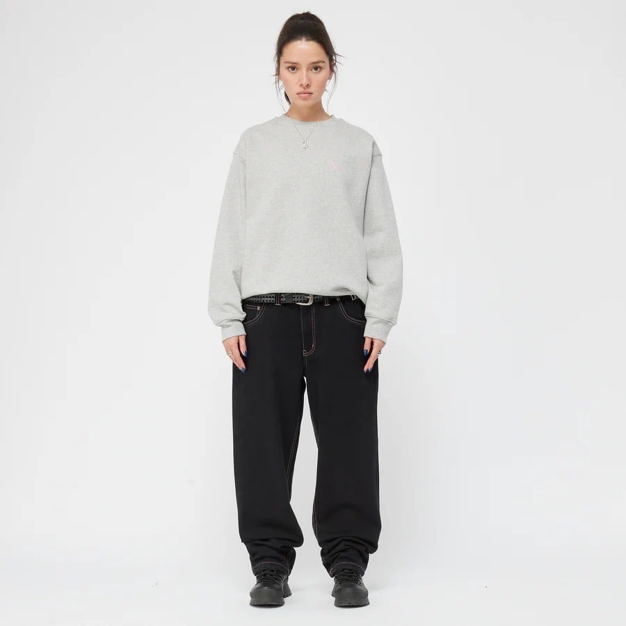 Dime/ダイム Classic Small Logo Crewneck GRAY M